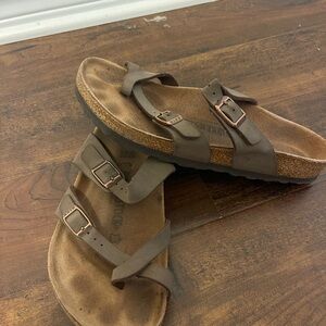 Birkenstock Brown Leather Sandals